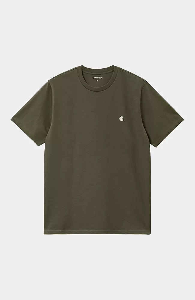 S/S Madison T-shirt office green/white