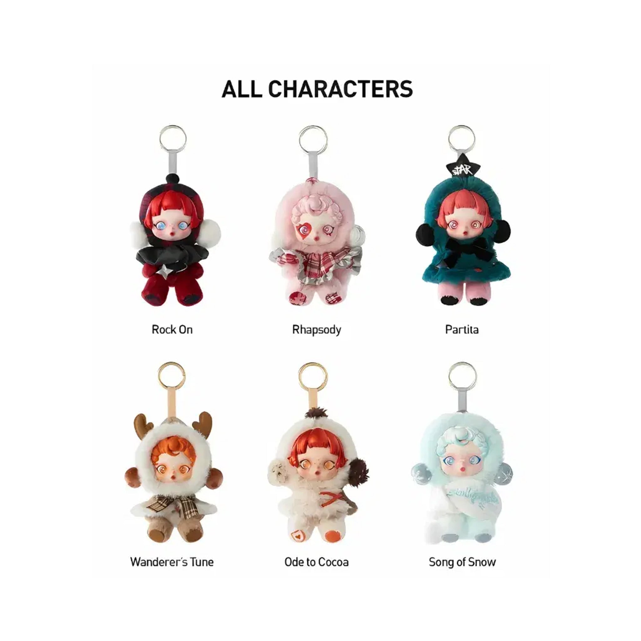 Labubu Skull  Panda (box of 6)