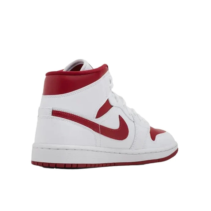 JORDAN 1 MID WHITE GRENADE