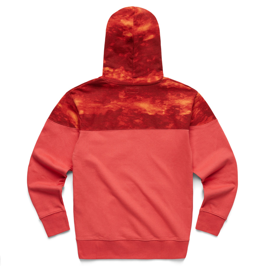 MARKET Split Tie Dye Hoodie (RED)