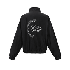 C2H4 "My Own Private Planet" Intervein Panelled Track Jacket