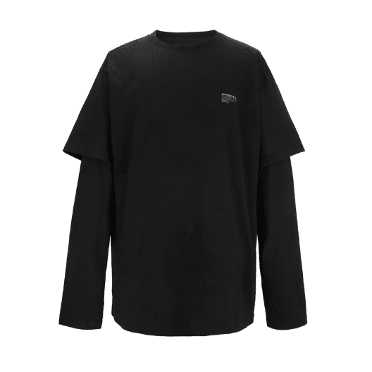 Layers Long Sleeve T-Shirt Black