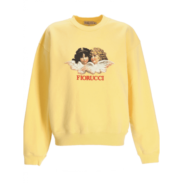 Fiorucci Vintage Angels Sweatshirt Yellow