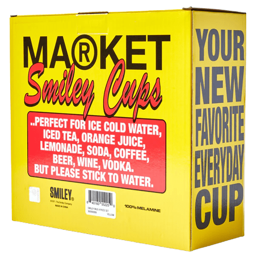 MARKET Smiley Mug 4 Piece Set